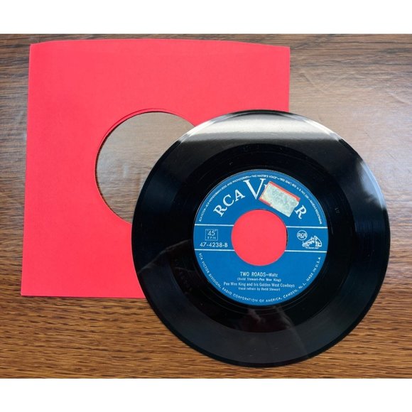Pee Wee King Makin' Like a Train / Two Roads 45 Country RCA Victor 47-4238 - Picture 4 of 4